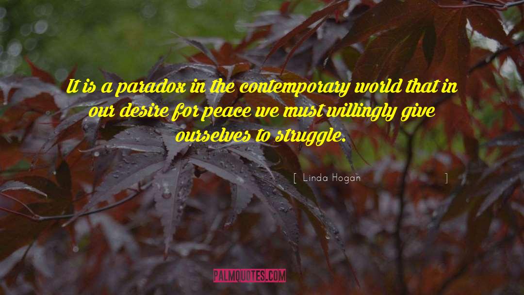 Refection Peace quotes by Linda Hogan