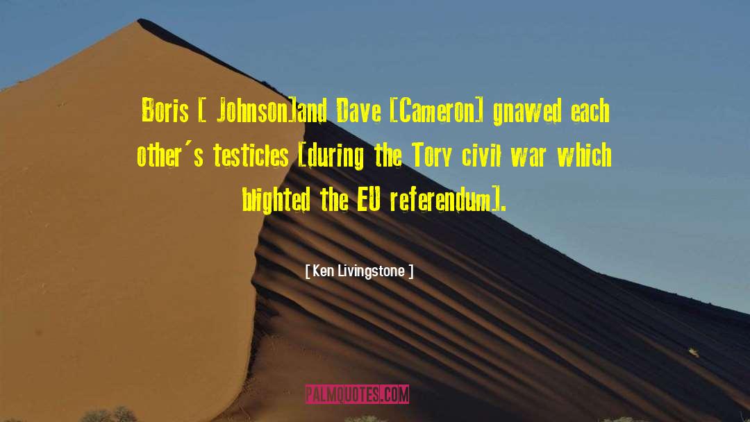 Referendum quotes by Ken Livingstone