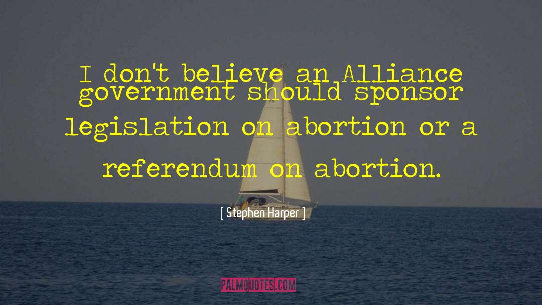Referendum quotes by Stephen Harper