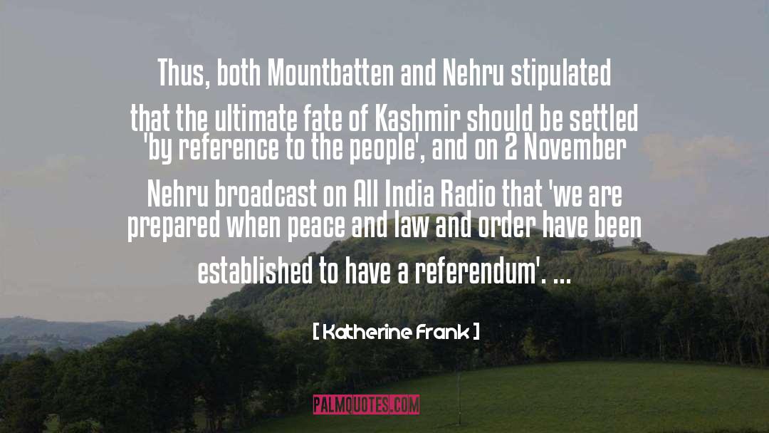 Referendum quotes by Katherine Frank