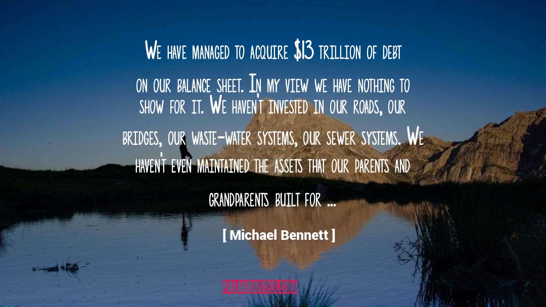 Refinanced Debt quotes by Michael Bennett