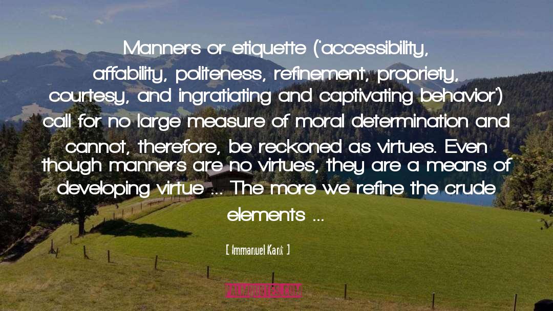 Refinement quotes by Immanuel Kant