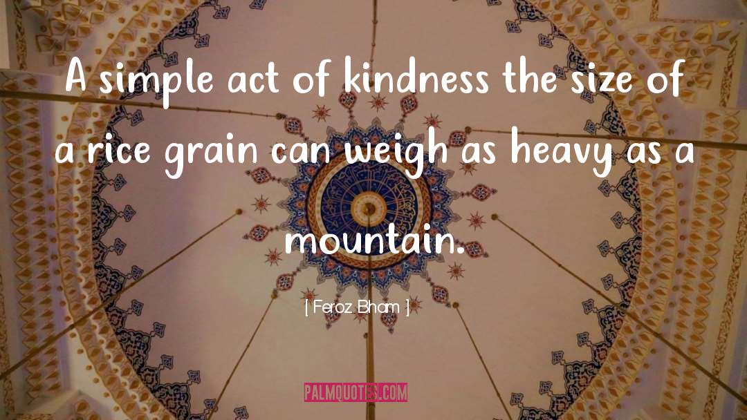 Reflection Of Kindness quotes by Feroz Bham