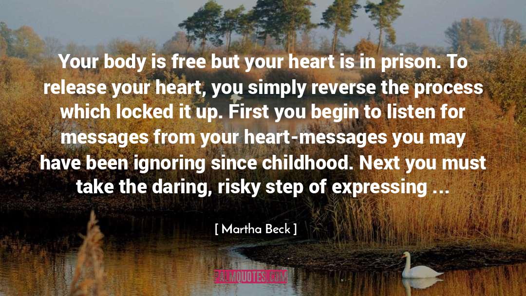 Reflection Of Your Heart quotes by Martha Beck