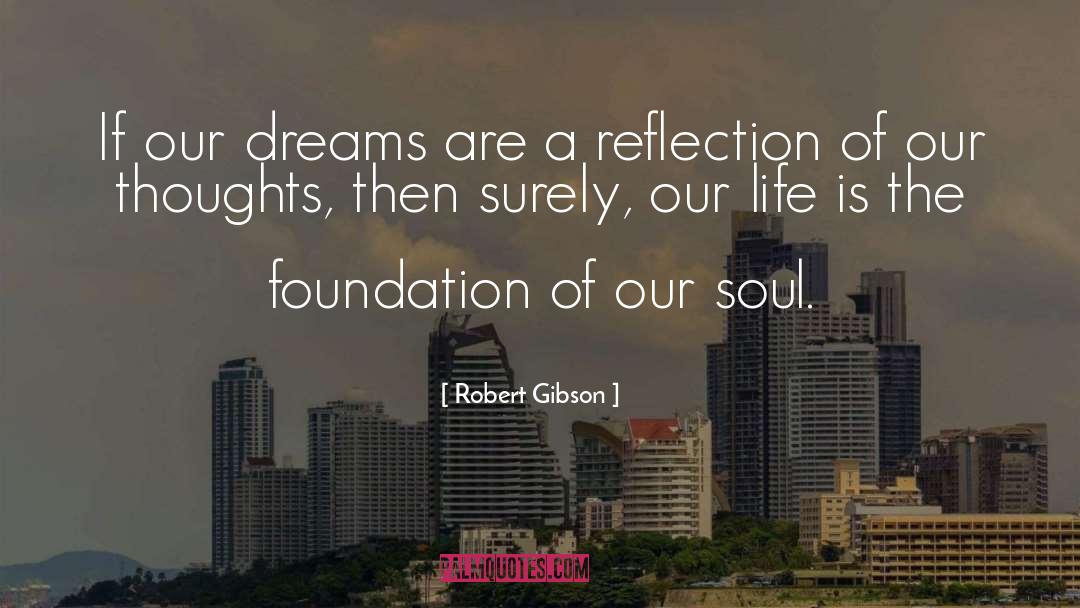 Reflection quotes by Robert Gibson