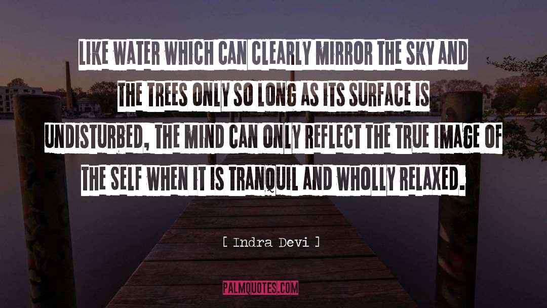 Reflective Mirror quotes by Indra Devi