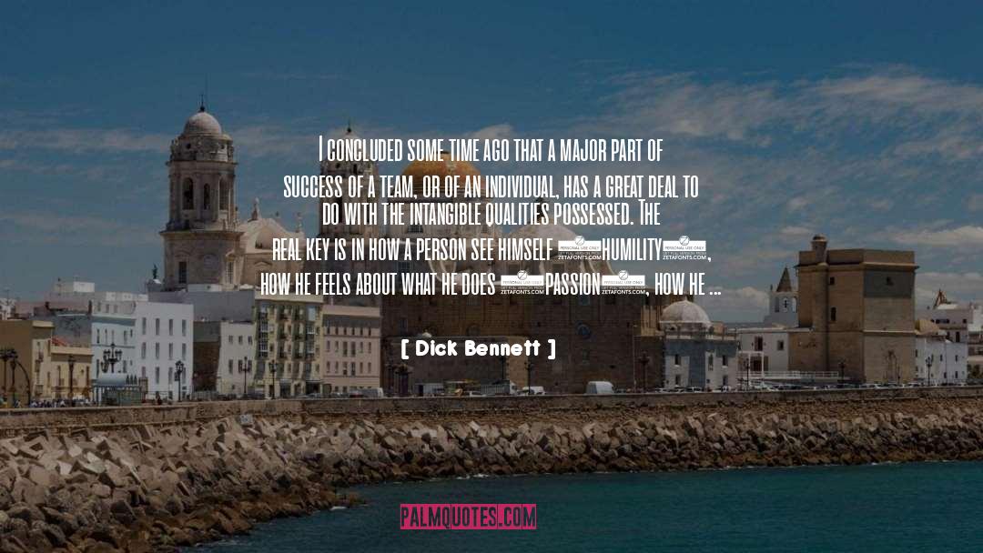 Reflective Qualities quotes by Dick Bennett