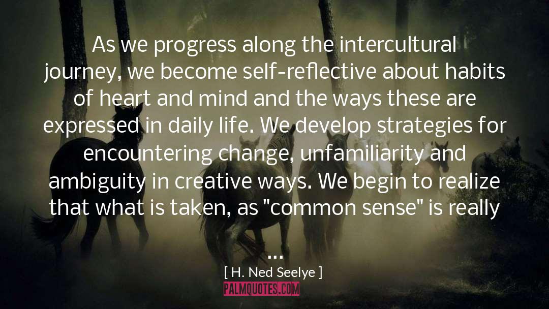 Reflective quotes by H. Ned Seelye