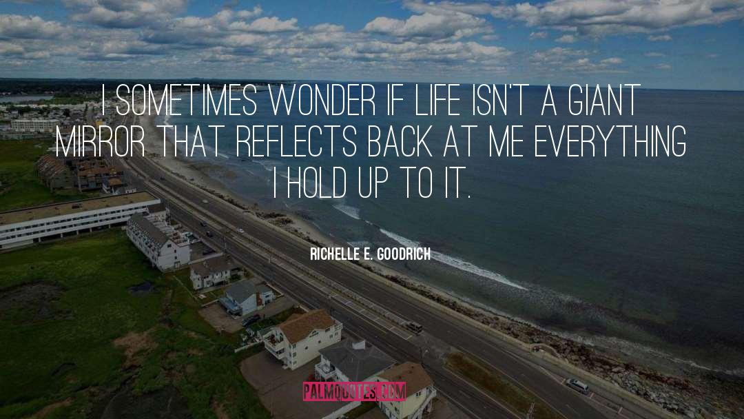 Reflects quotes by Richelle E. Goodrich
