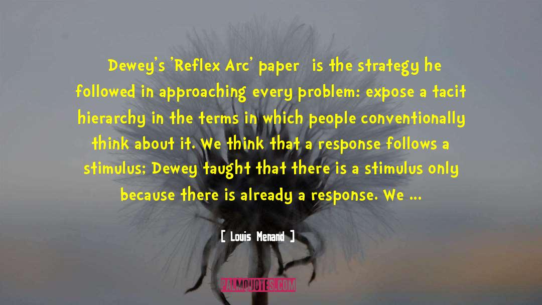 Reflex quotes by Louis Menand