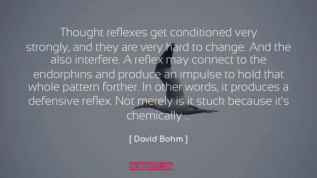 Reflexes quotes by David Bohm