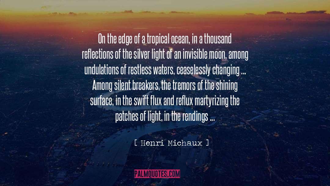 Reflux quotes by Henri Michaux