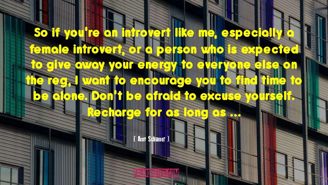Refocusing Your Energy quotes by Amy Schumer