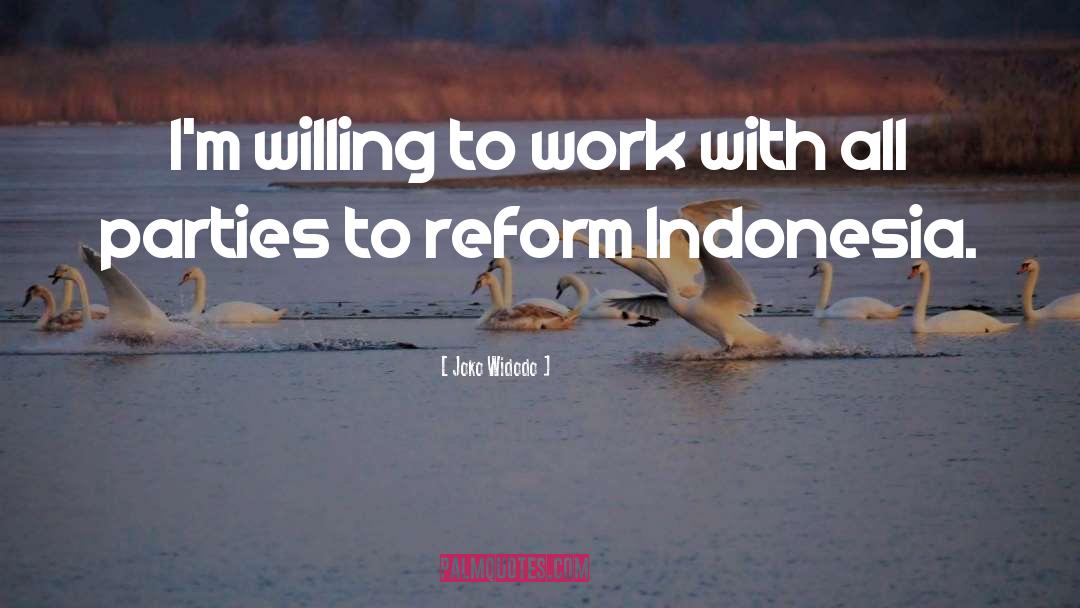 Reform quotes by Joko Widodo