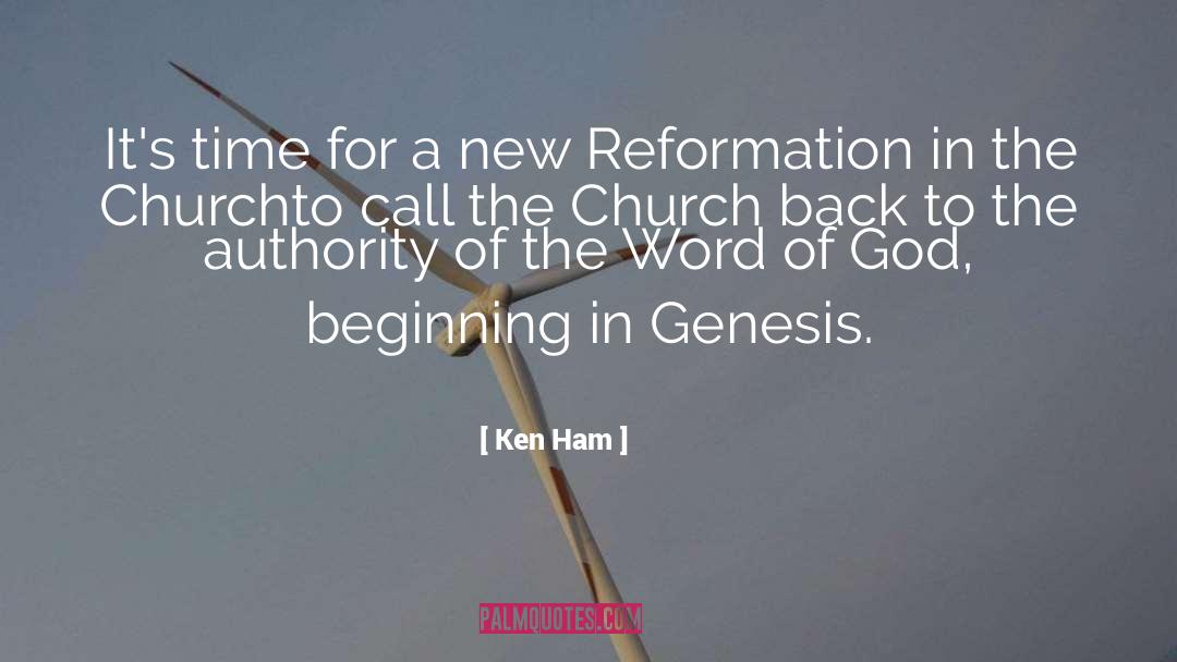 Reformation quotes by Ken Ham