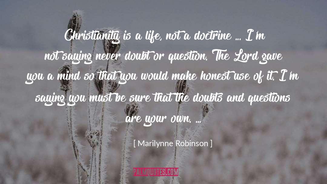 Reformed Christianity quotes by Marilynne Robinson
