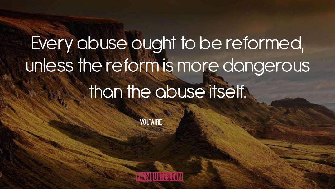 Reformed quotes by Voltaire