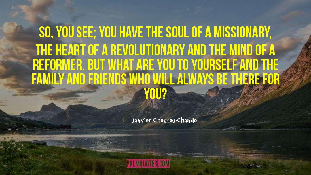 Reformer quotes by Janvier Chouteu-Chando
