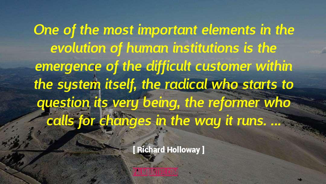 Reformer quotes by Richard Holloway