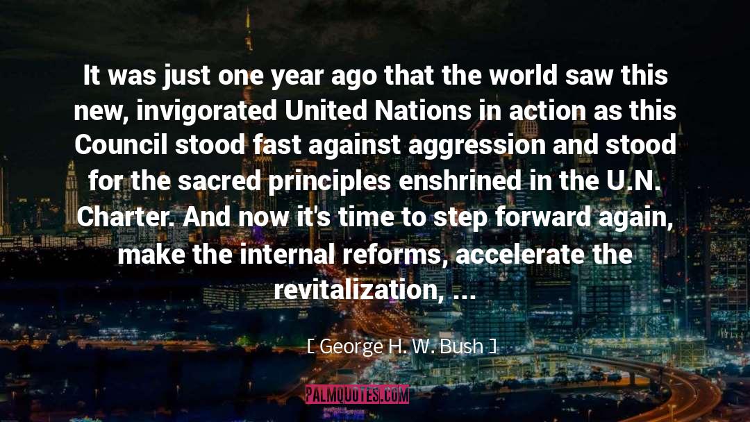 Reforms quotes by George H. W. Bush