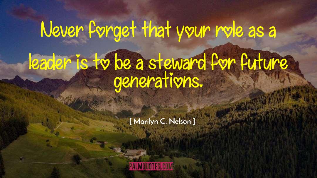 Reframe Your Role quotes by Marilyn C. Nelson