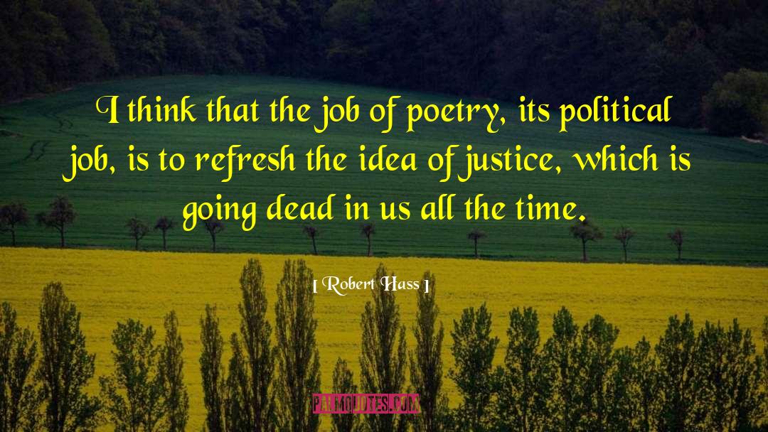 Refresh quotes by Robert Hass
