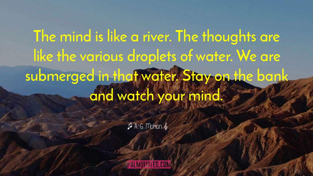 Refreshing Water quotes by A. G. Mohan