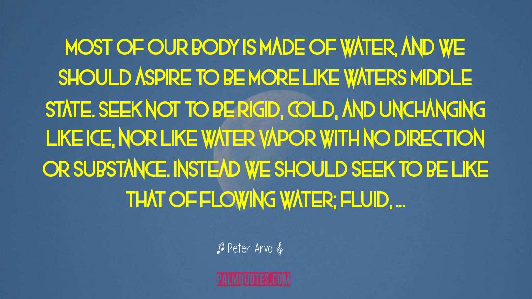 Refreshing Water quotes by Peter Arvo