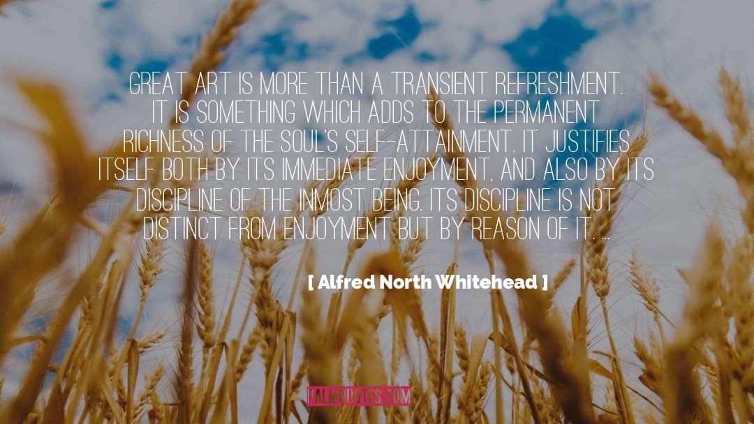 Refreshment quotes by Alfred North Whitehead