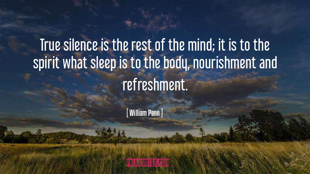 Refreshment quotes by William Penn