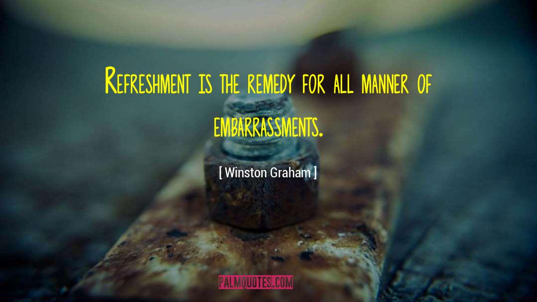 Refreshment quotes by Winston Graham