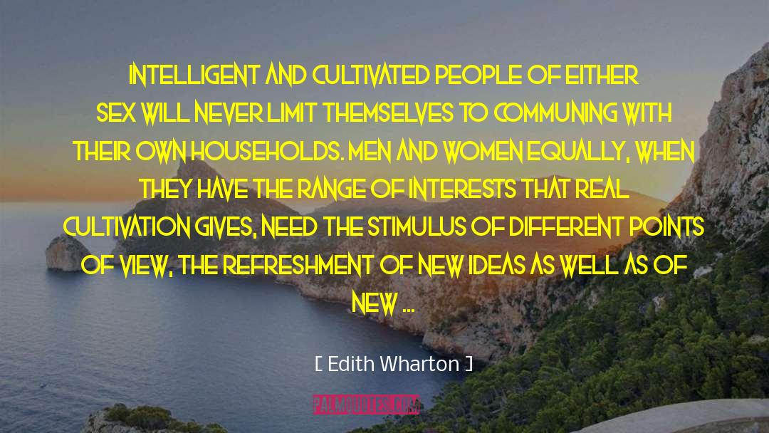 Refreshment quotes by Edith Wharton