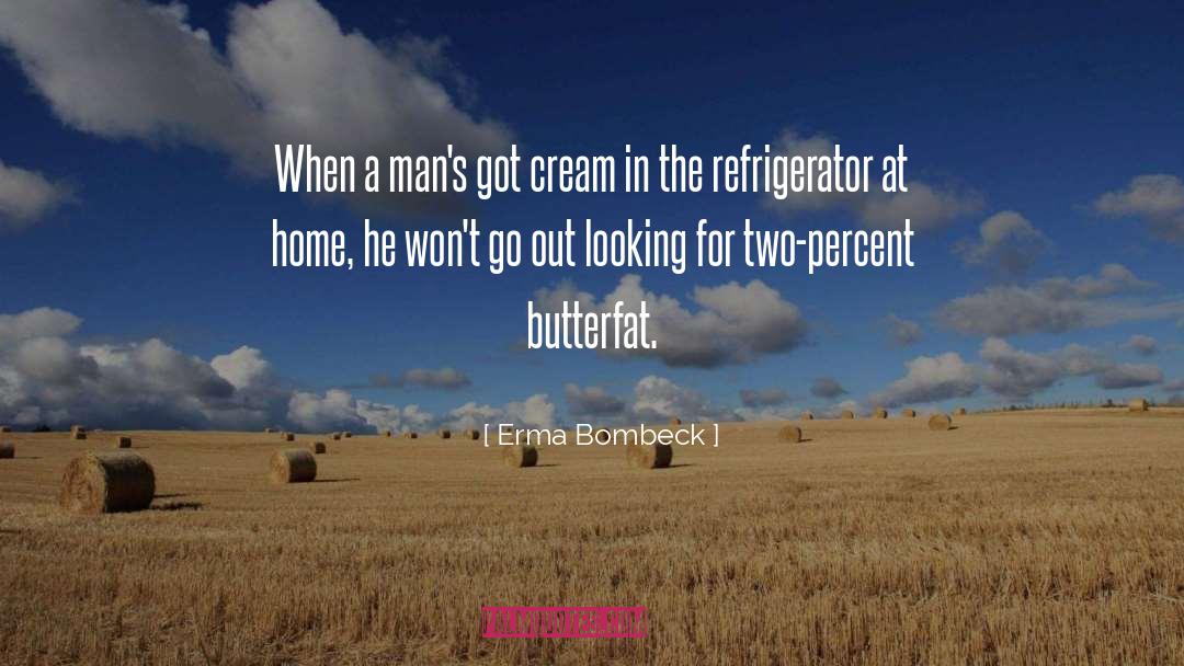 Refrigerator quotes by Erma Bombeck