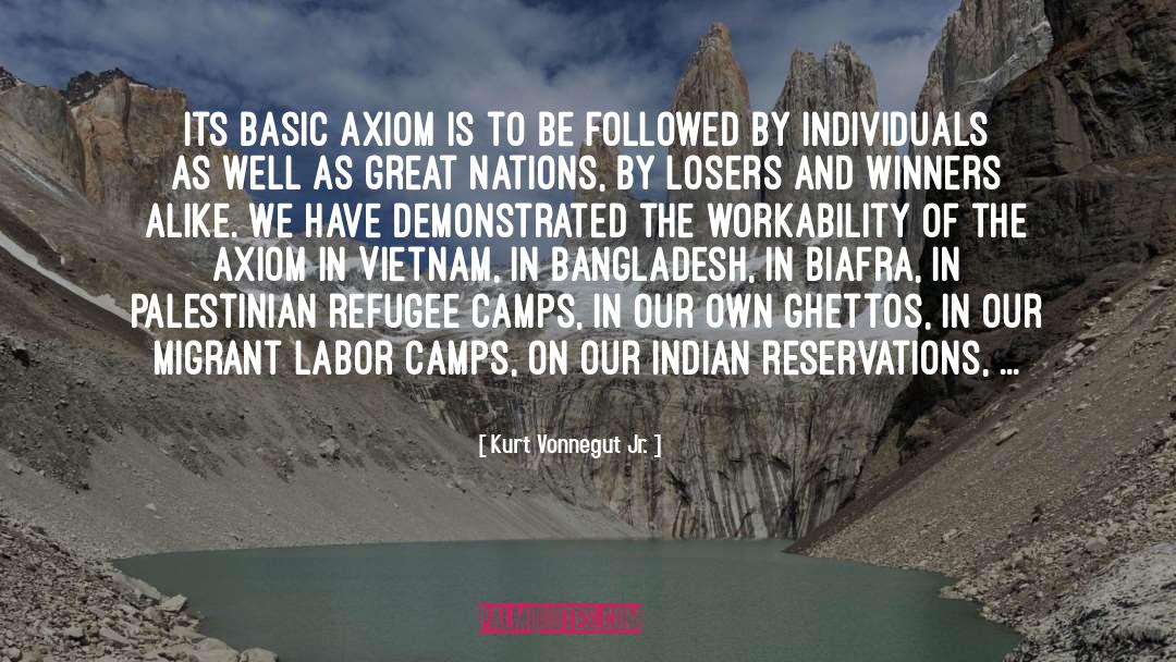 Refugee Camps quotes by Kurt Vonnegut Jr.