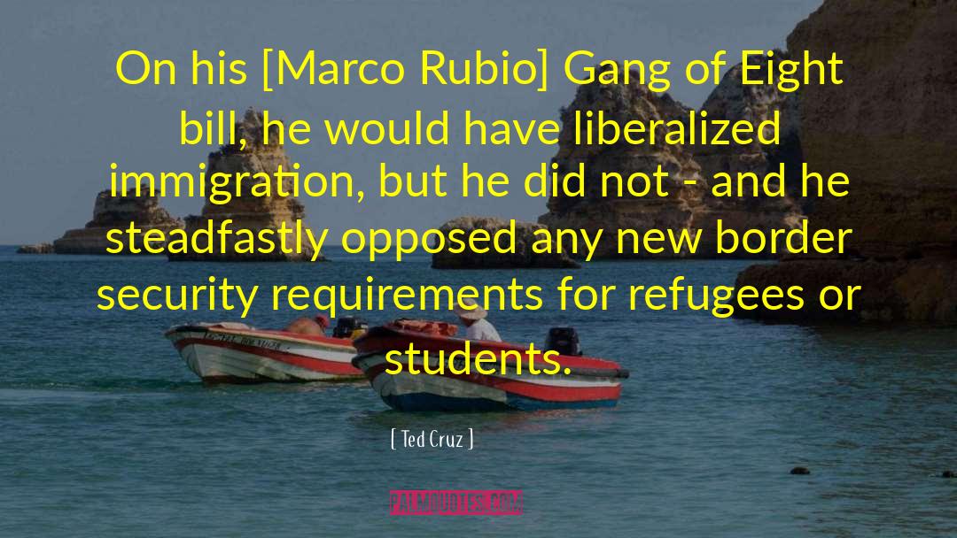 Refugee quotes by Ted Cruz