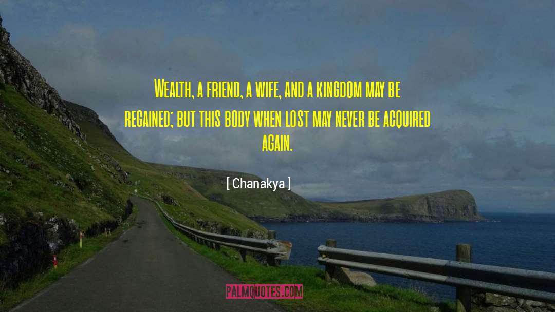 Regained quotes by Chanakya