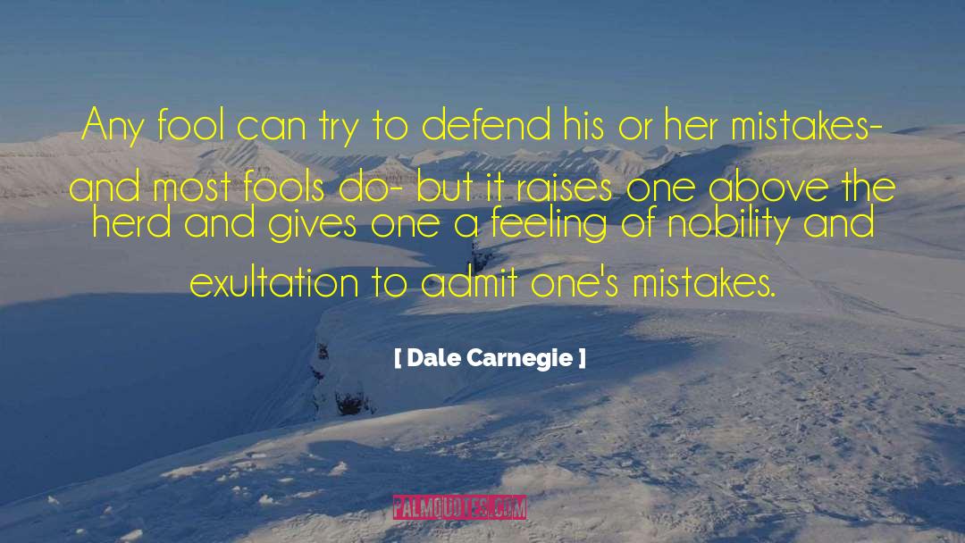 Regettable Mistakes quotes by Dale Carnegie