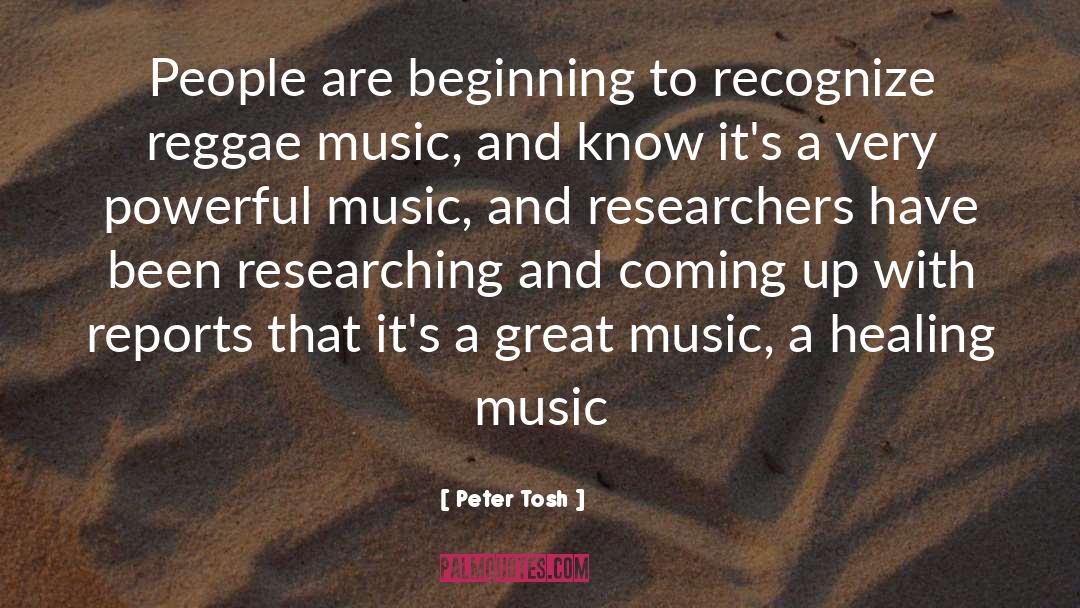 Reggae Music quotes by Peter Tosh