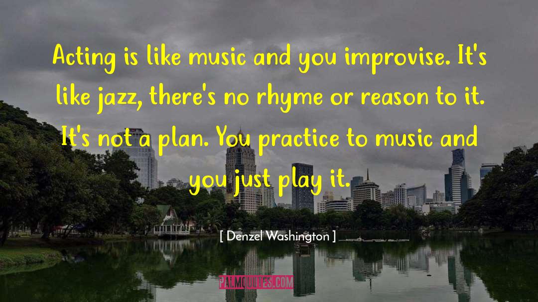 Reggae Music quotes by Denzel Washington