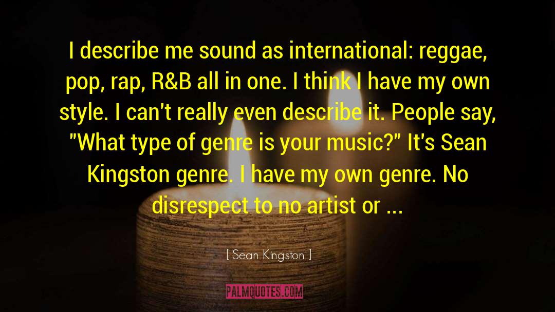 Reggae quotes by Sean Kingston