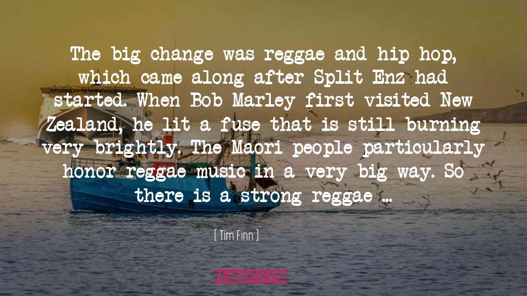 Reggae quotes by Tim Finn