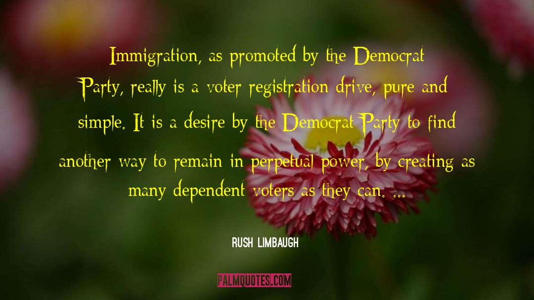 Registration quotes by Rush Limbaugh