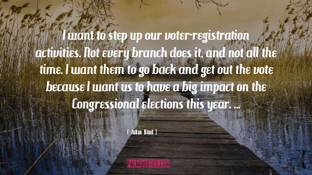 Registration quotes by Julian Bond