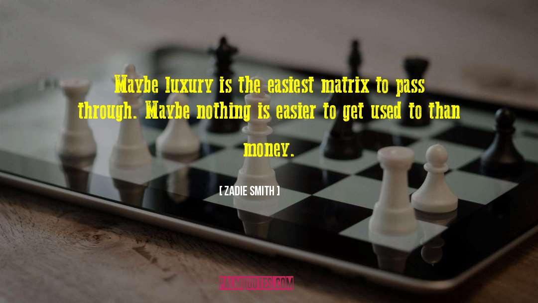 Regressor Matrix quotes by Zadie Smith
