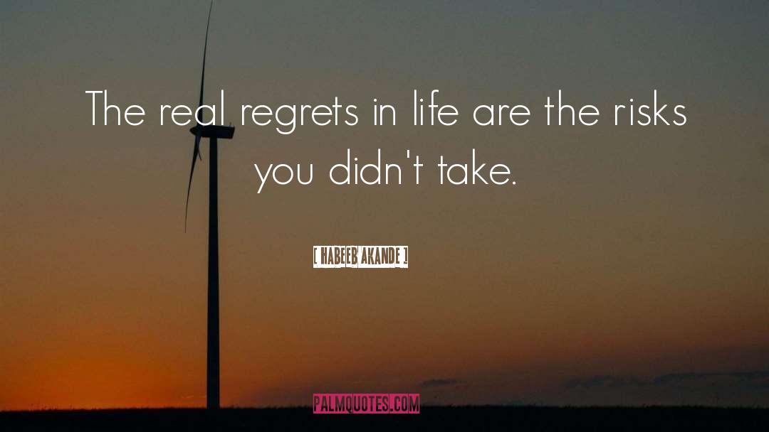 Regrets quotes by Habeeb Akande