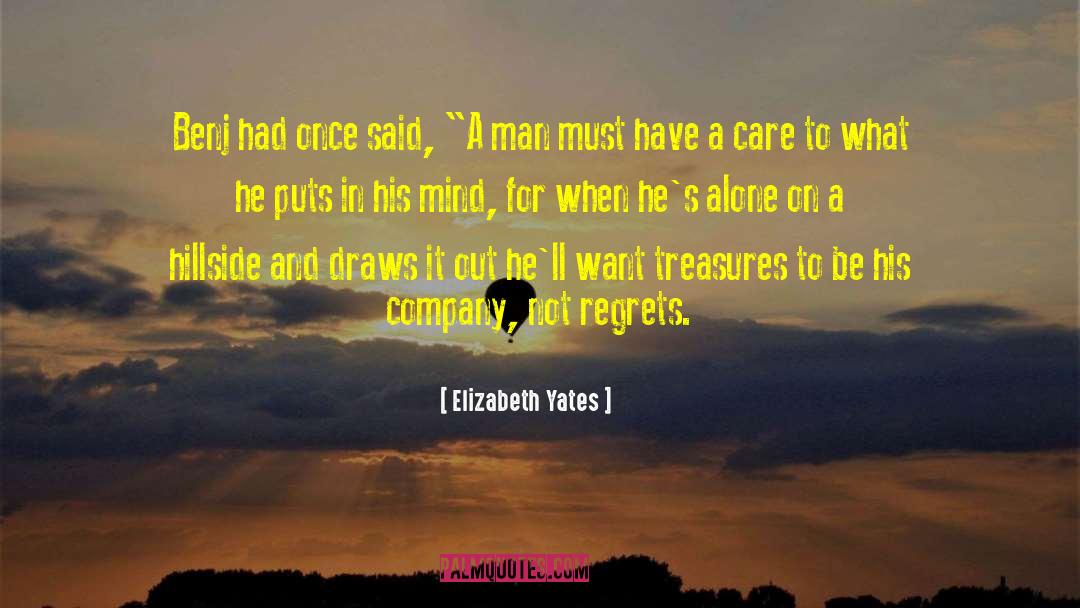 Regrets quotes by Elizabeth Yates