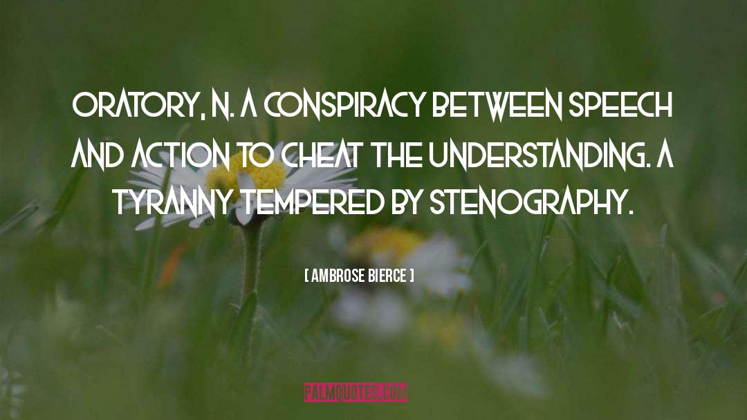 Regretting Cheating quotes by Ambrose Bierce