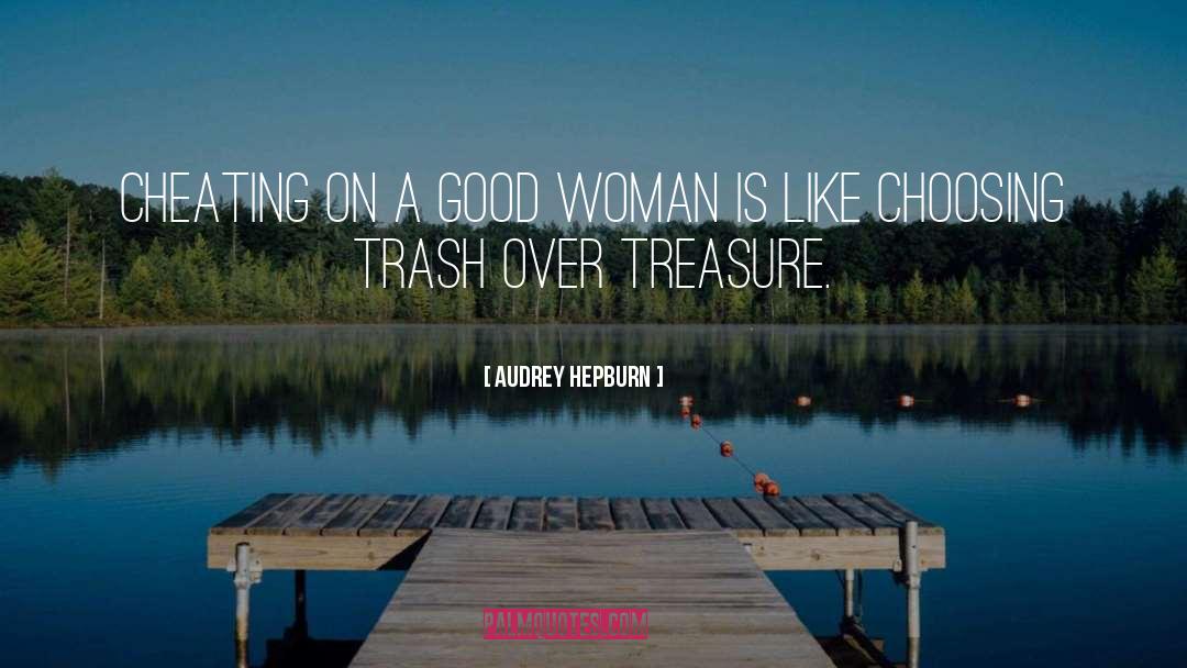 Regretting Cheating quotes by Audrey Hepburn