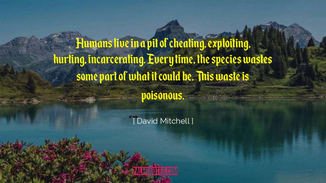 Regretting Cheating quotes by David Mitchell