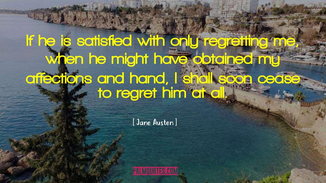 Regretting quotes by Jane Austen